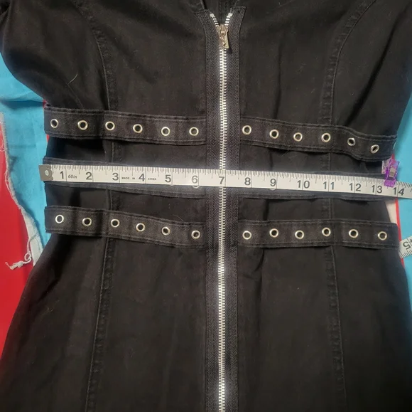 Authentic y2k vintage Tripp hot topic long coat lace up corset - Picture 11 of 14